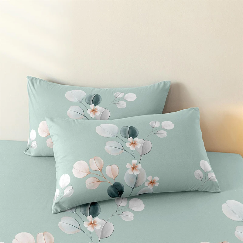 1pc 100% Polyester brushed Color block Pillowcases , Super Soft and Cozy, Wrinkle, Fade, Resistant with Envelope Closure