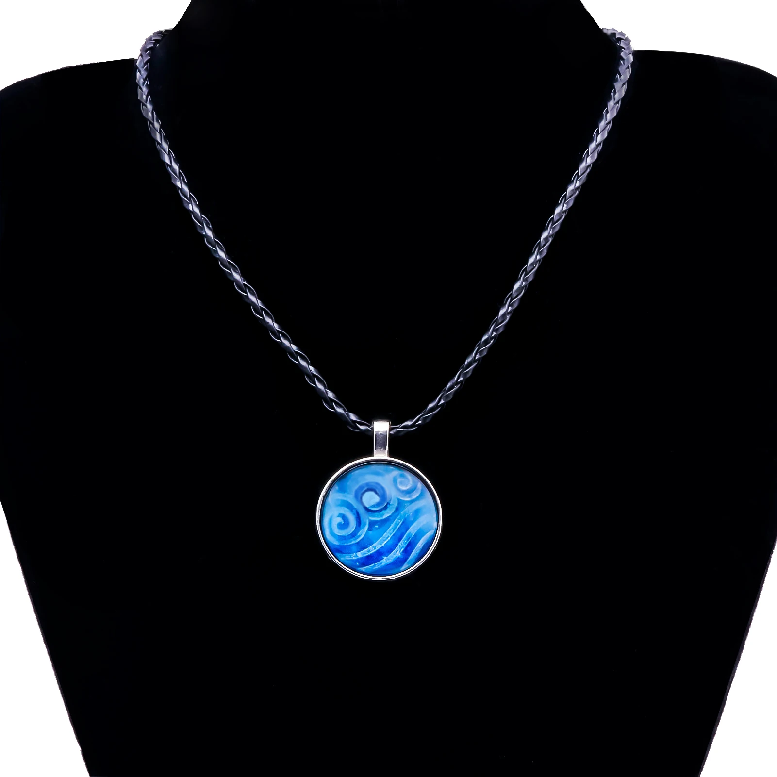 Avatar The Last Airbender Necklace Kingdom Jewelry Anime Katara   Water Tribe Pendant Glass Dome Necklace Cosplay Props Jewelry - view 2