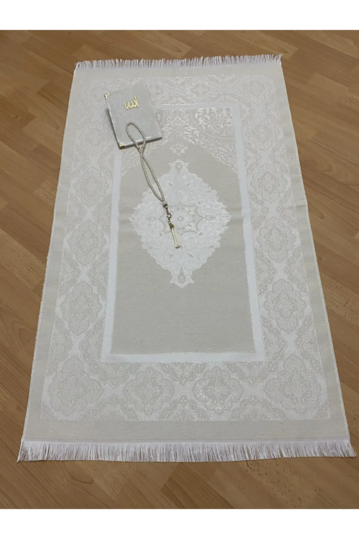 DOLBOVI gift bohstolen taffed cream prayer Rug set Meditation Rug