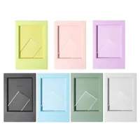 New Suitable For Polaroid Mini 3 Inch Classic Vertical Picture Frame Creative Seven-color Set Color Photo Frame Frame Table