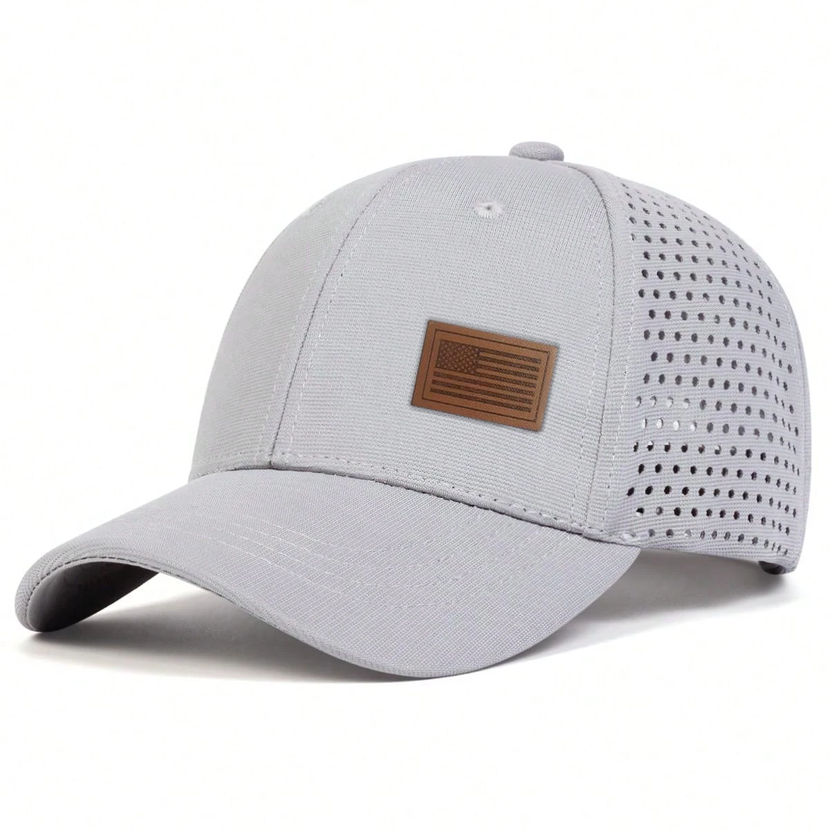 Unisex American Flag Label Baseball Net Caps Spring and Summer Outdoor Adjustable Casual Hats Sunscreen Hat