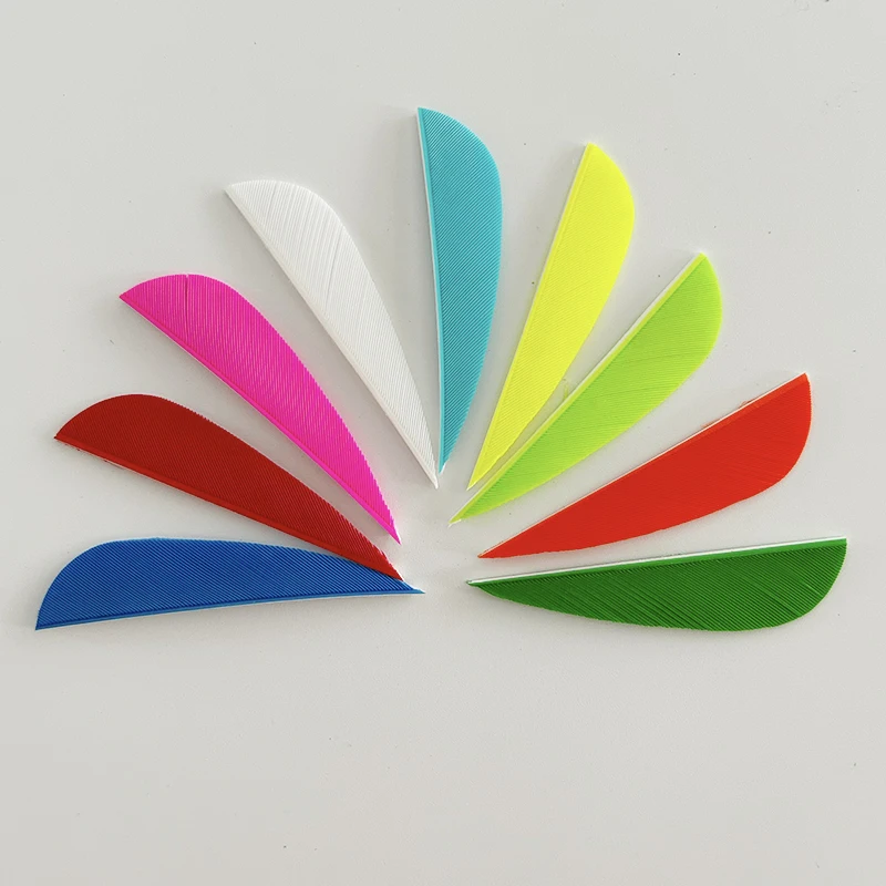 100pcs Arrows 2.5inch Turkey Feathers Fletching Archery Fletches for Hunting Arrows Accessories DIY Parabolic Right Wing