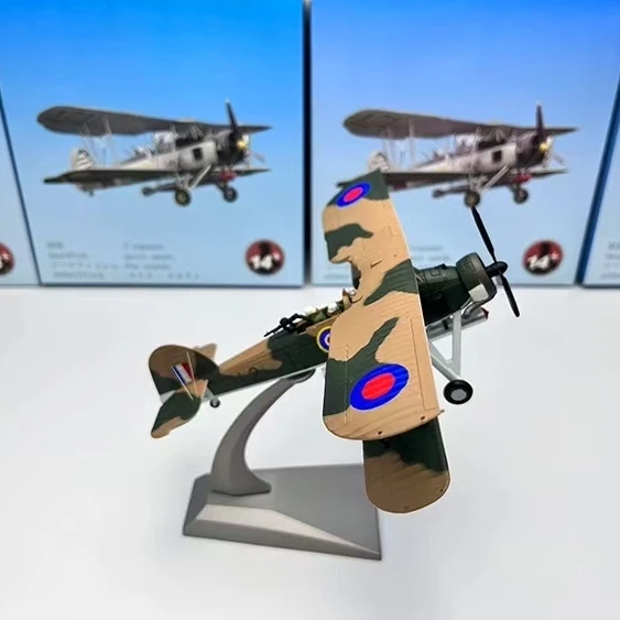 

Литой под давлением масштаб 1:72, британский меч, рыба, торпеда, атака, биплан, модель самолета из сплава, Коллекционная игрушка, подарок, сувенир