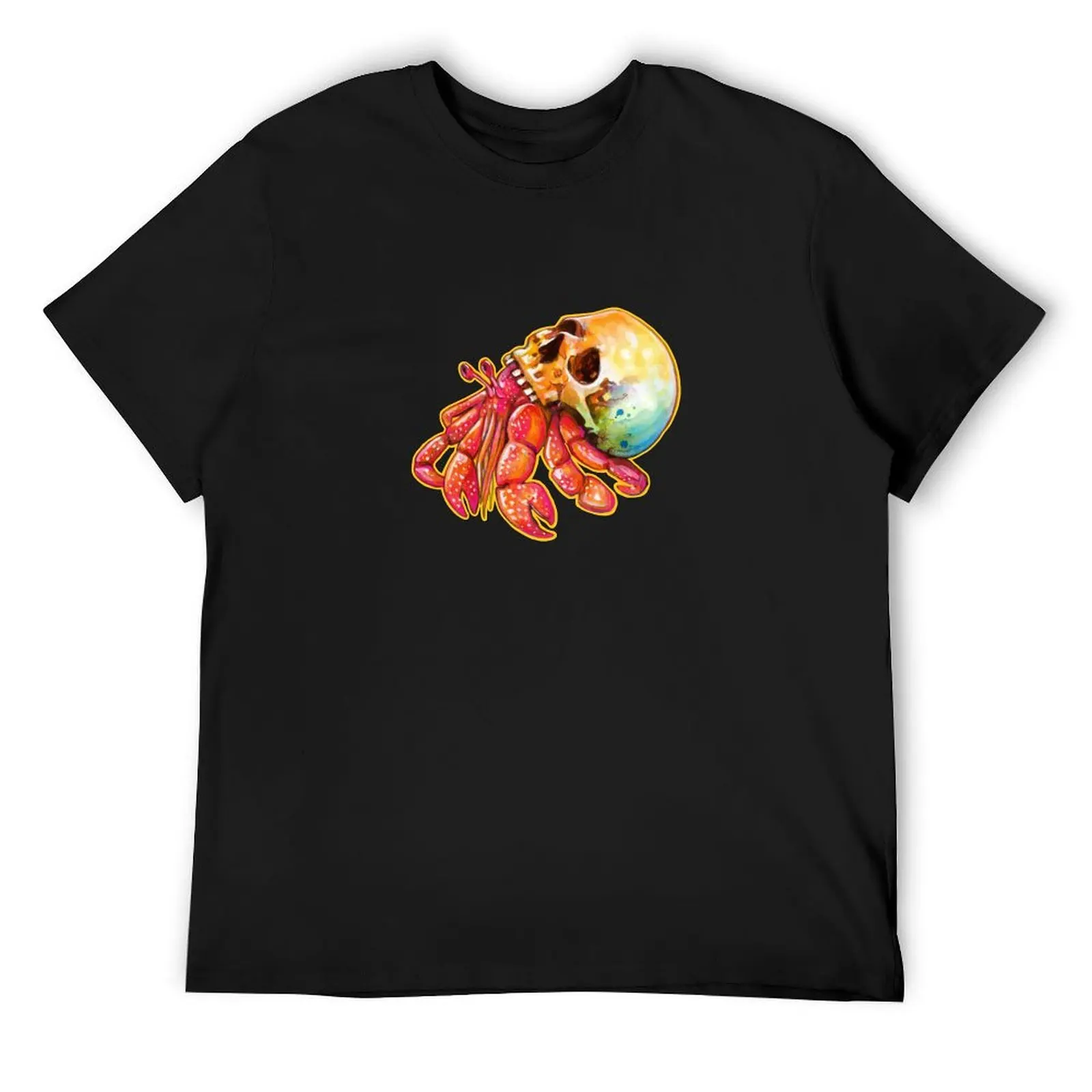 Skull Crab T-Shirt quick-drying Blouse blacks man t shirt cotton t shirt men