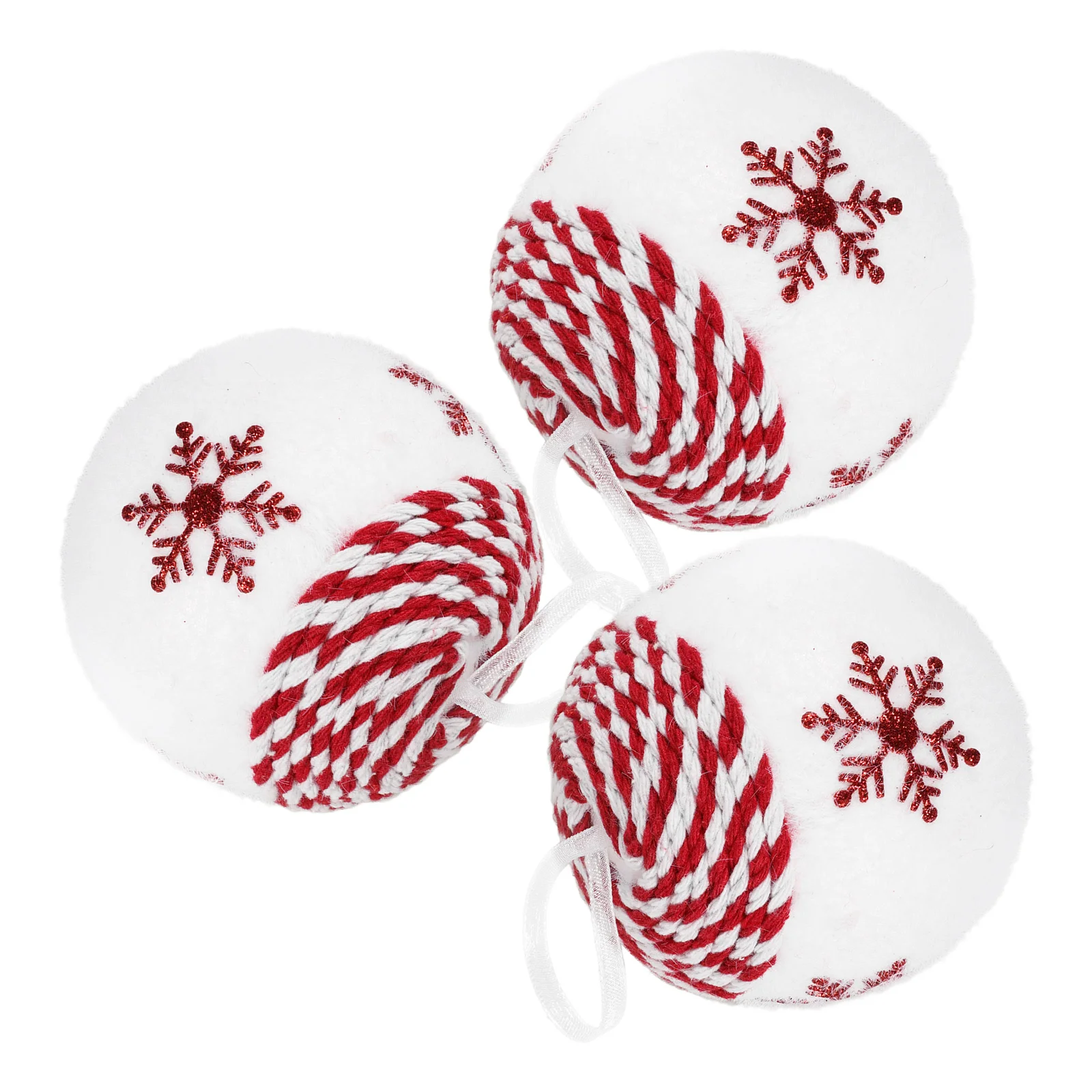 

3Pcs Xmas Tree Hanging Balls Ornaments Lightweight Foam Pendants Christmas Decor Reusable Holiday Decor Christmas Ornaments