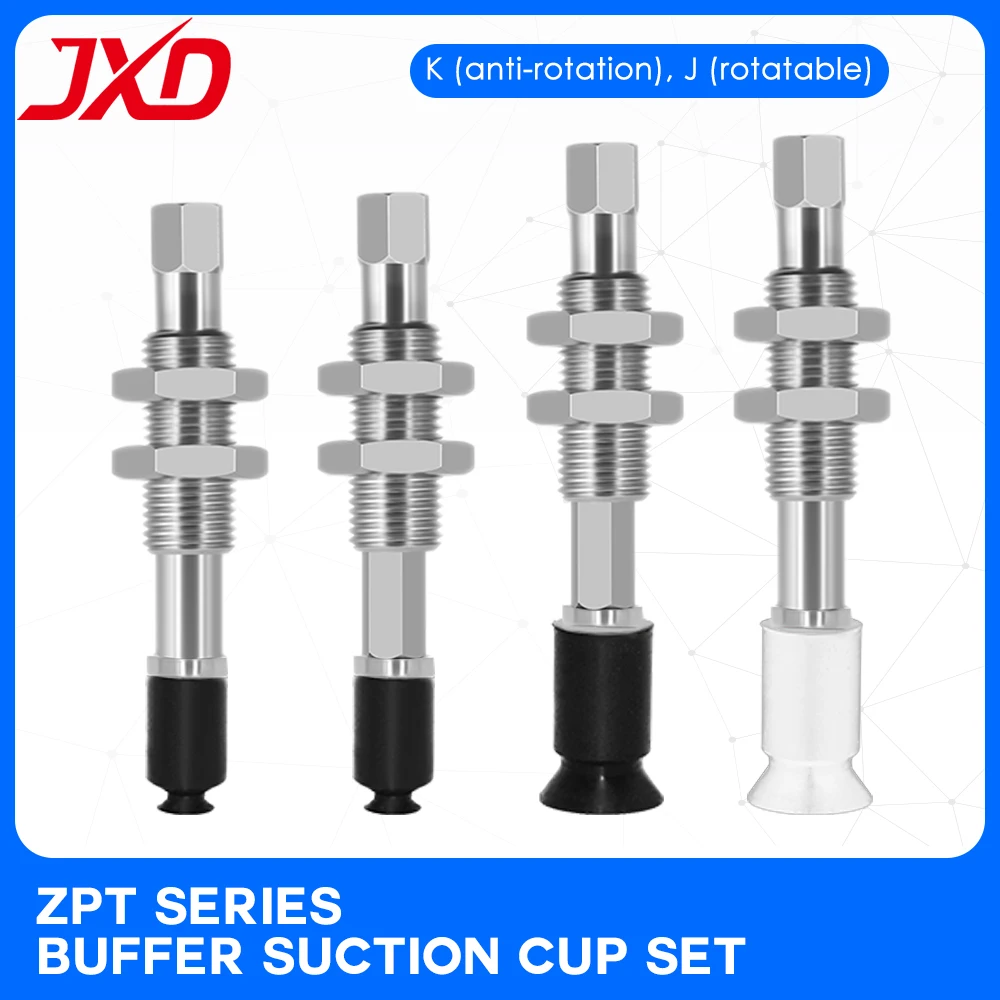 

JXD ZPT Series Vacuum Pad ZPT02/04/06/08UN-J/K6/10/15/25-B5-A8 Heavy Duty Industrial Pneumatic Vacuum Suction Cup