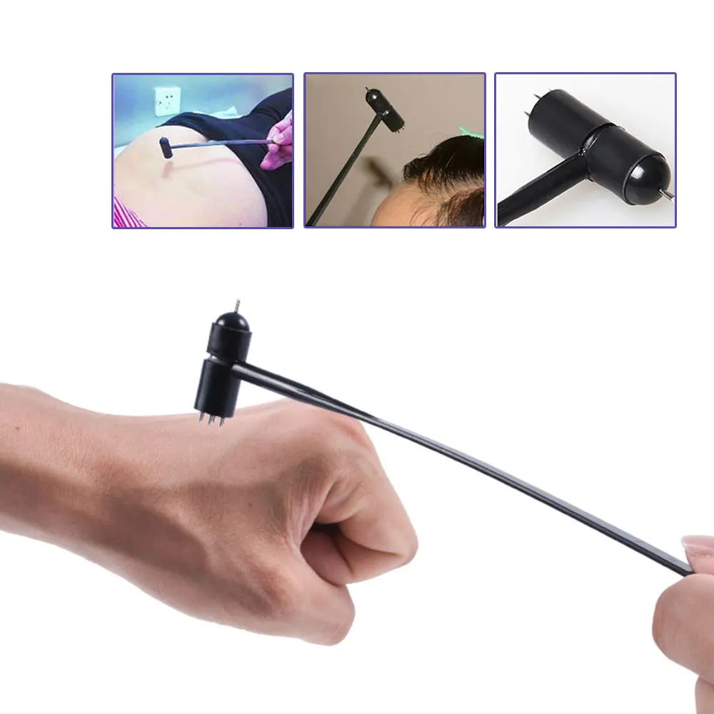

Double Head Dermal Needle Disposable Plum Blossom Needle Skin Seven Star Needle Blood Hammer Sterile Acupuncture Cupping Massage