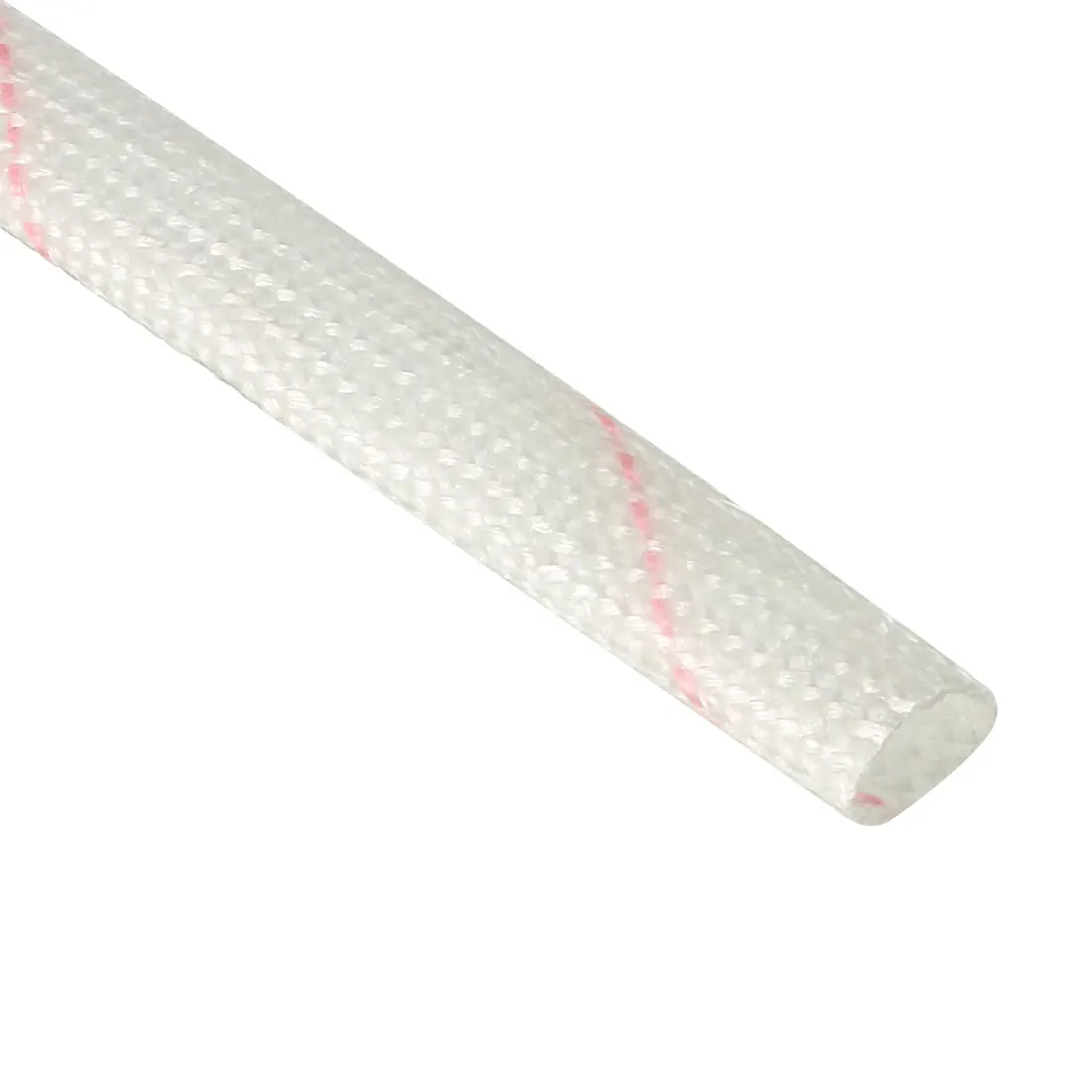 1/5/10Pcs Fiberglass Heat Shield Sleeve Adjustable PVC Silicone Fiberglass Sleeve Pipe High Temperature Insulating Wire Tubes