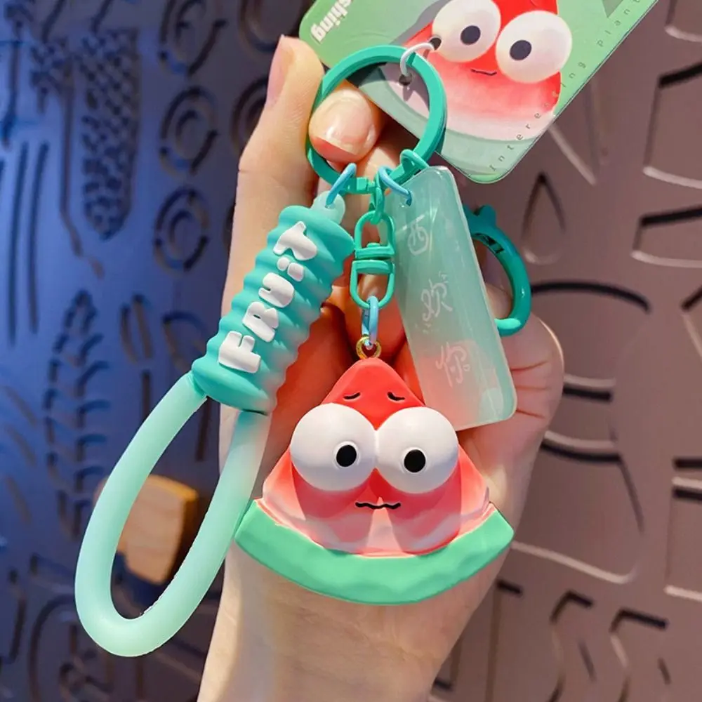 

Small Gift Scallion Resin Fruit Keychain Pendant Cute Vegetable Keychain Funny Watermelon Resin Fruit Keyring Couple Gifts