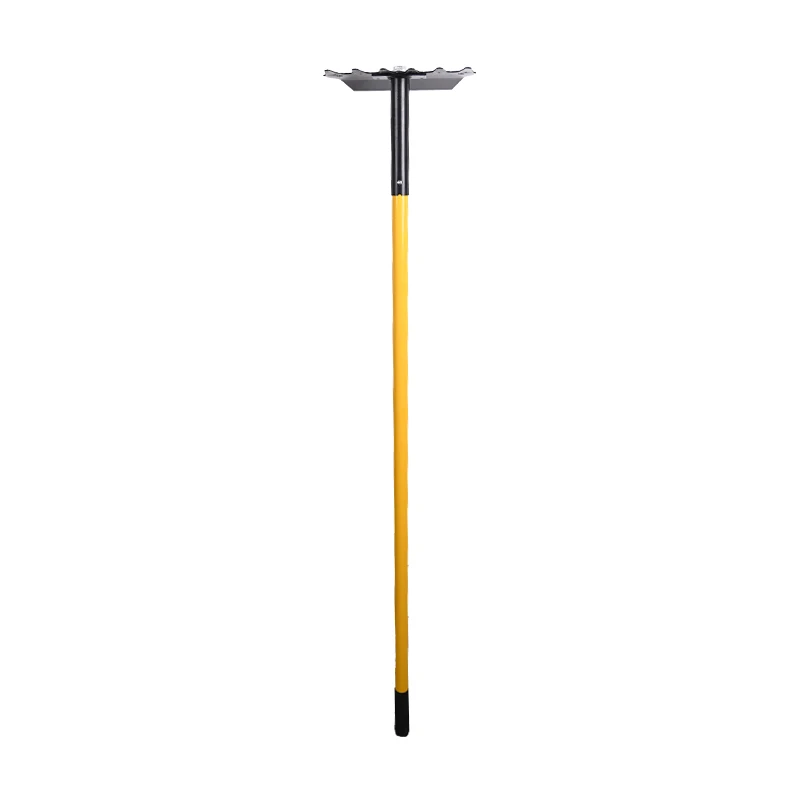 

Newly designed heavy-duty rake with ironwood handle, six-tooth rake for forest fires