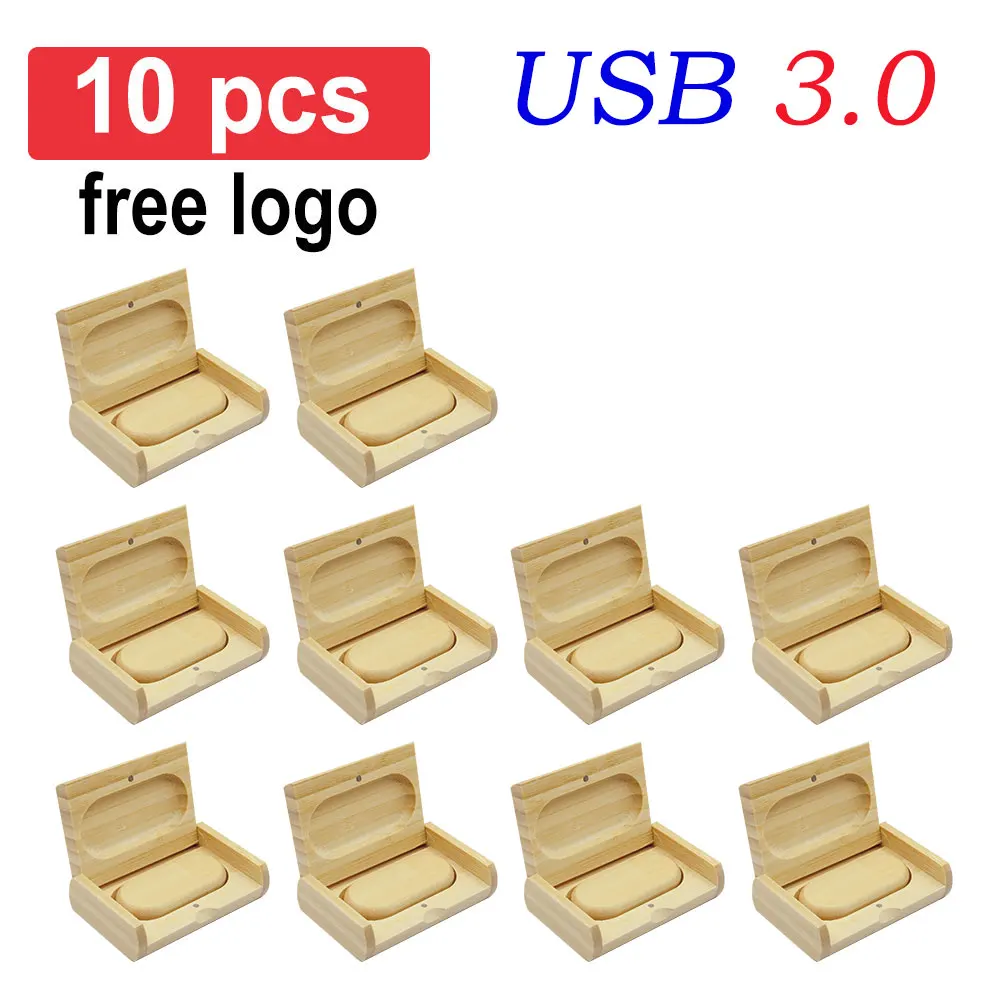 

10 Pcs/Lot High Speed Wooden USB 3.0 Flash Drives Free Logo Pen Drive Photography Custom Memory Stick 64GB/32GB/16GB/8GB U Disk