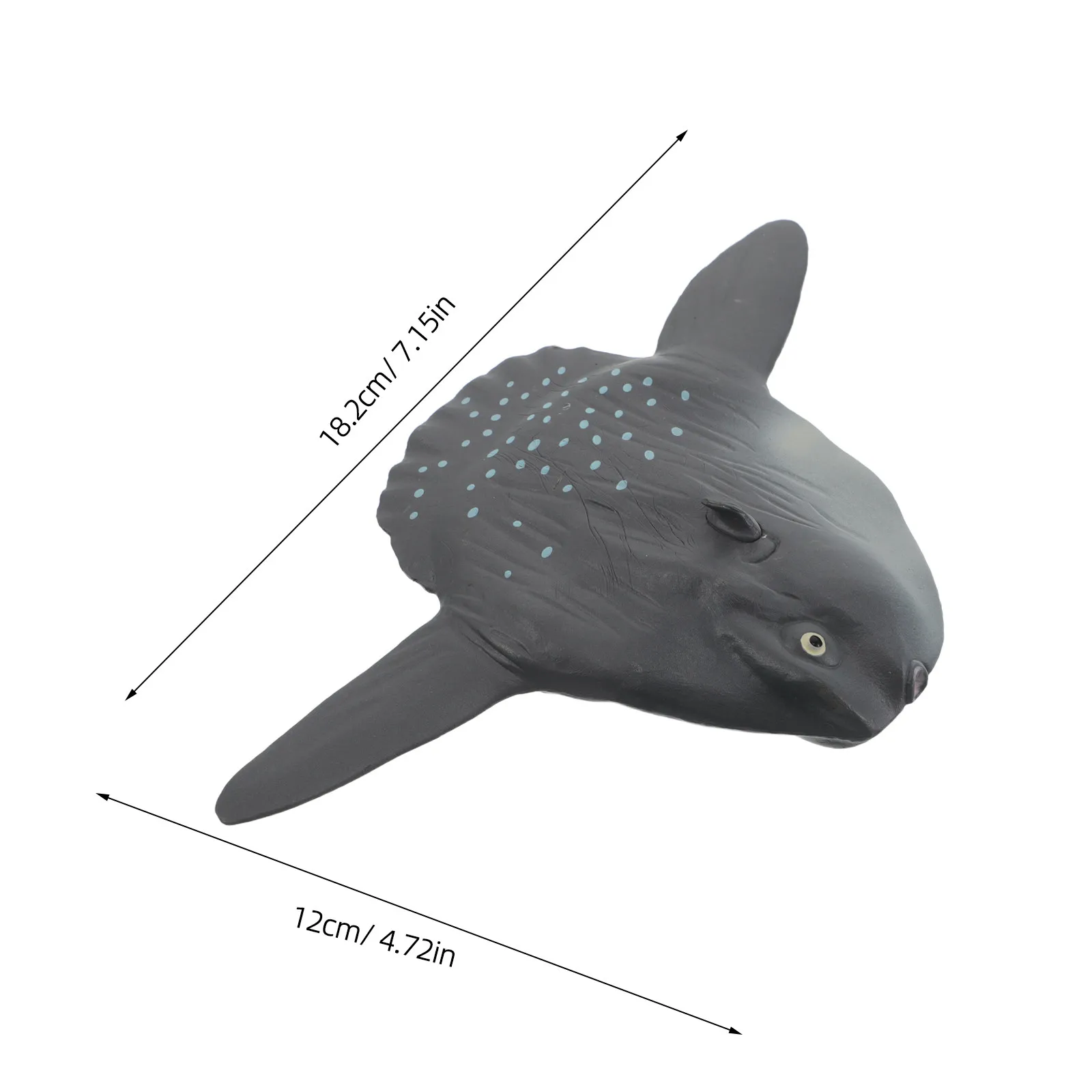 Sunfish Simulation Marine Animal Realistic Carved Ocean Learning Educational Decor Realistic Fake Fish Figures