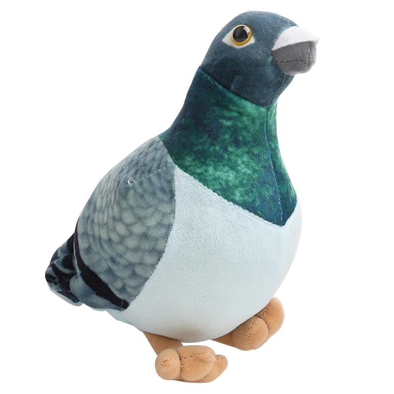 Dog Plush Chew Toy Interactive Cartoon Pigeon Shape Soft and Cute Peace Bird Animal Cute  As Gift for Kids