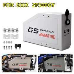 Caja de Herramientas de aluminio GP para motocicleta COLOVE KY500X ZF500GY, caja lateral decorativa de 5 litros, caja de herramientas de alta capacidad, accesorios de motocicleta