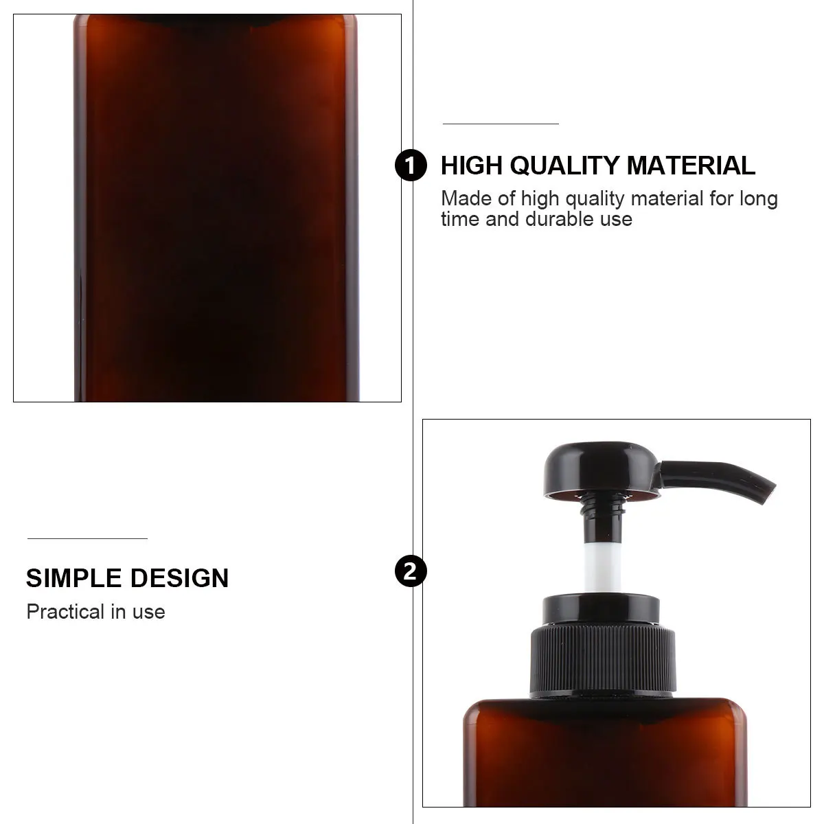 2 pezzi 450 ml set di bottiglie dispenser da viaggio contenitore per lozione con pompa riutilizzabile adatto per shampoo balsamo sapone leggero