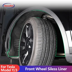 Car Front Wheel Sound Deadening Mat Reduce Noise For Tesla Model 3 Y Audio Noise Insulation and Dampening Car Accessories