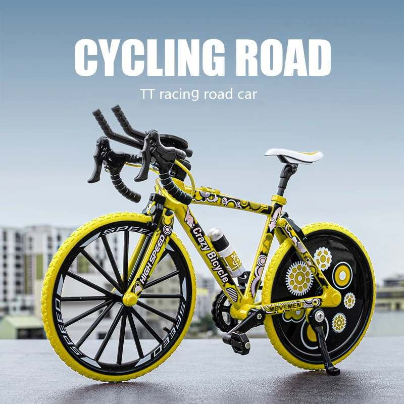 1:12 Scale TT Racing Road Bicycle Alloy Toy Model - Detailed Replica for Kids' Play & Collection - Ideal Gift for Bike Lovers