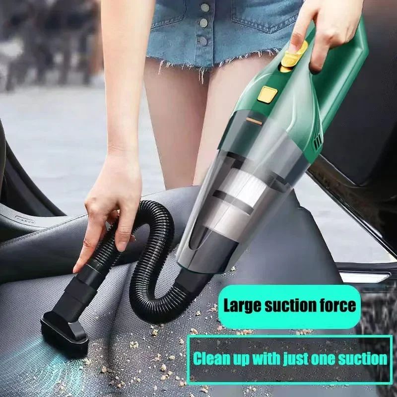 Xiaomi Youpin Car Vacuum Cleaner 120W High Power Mini Handheld Wireless Vacuum Cleaner Strong Suction Dual Use For Car Home New