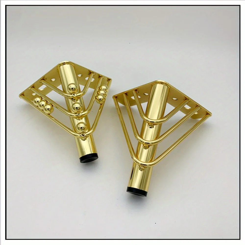 4 Stück 15 cm 6 Zoll Möbelbeine Möbeltischfüße, robuste Metall-Couchtischbeine für Sofa, Kommode, Schrank