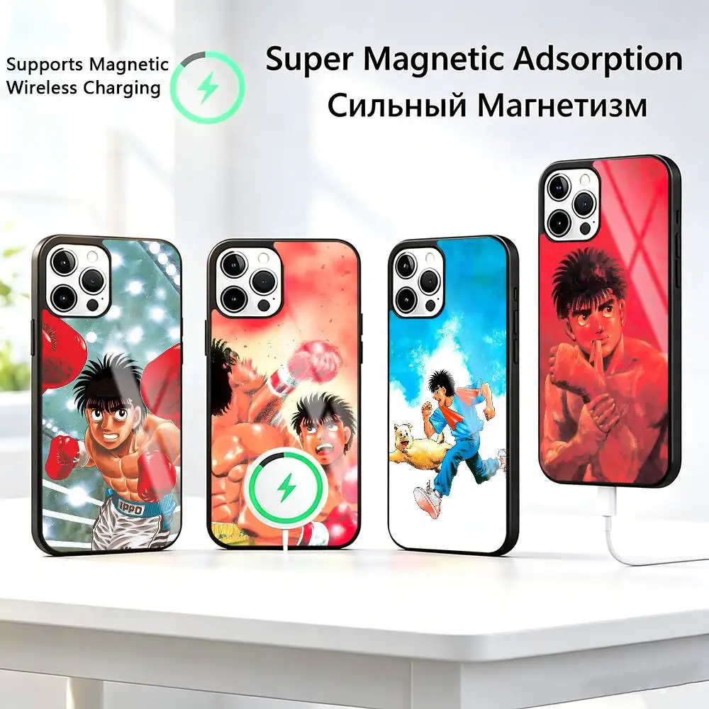 

Boxing Hajime-e no Ippo-o Phone Case For iPhone17,16,15,14,13,12,11 Plus,Pro Allows magnetic wireless charging