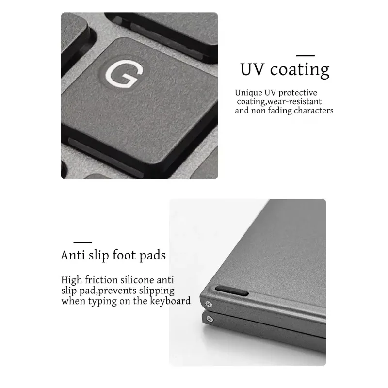 Mini Folding Keyboard BT 81 Keys Ultrathin Mute Button Tablet Laptop Phone B089 Portable Office Mobile Keyboard