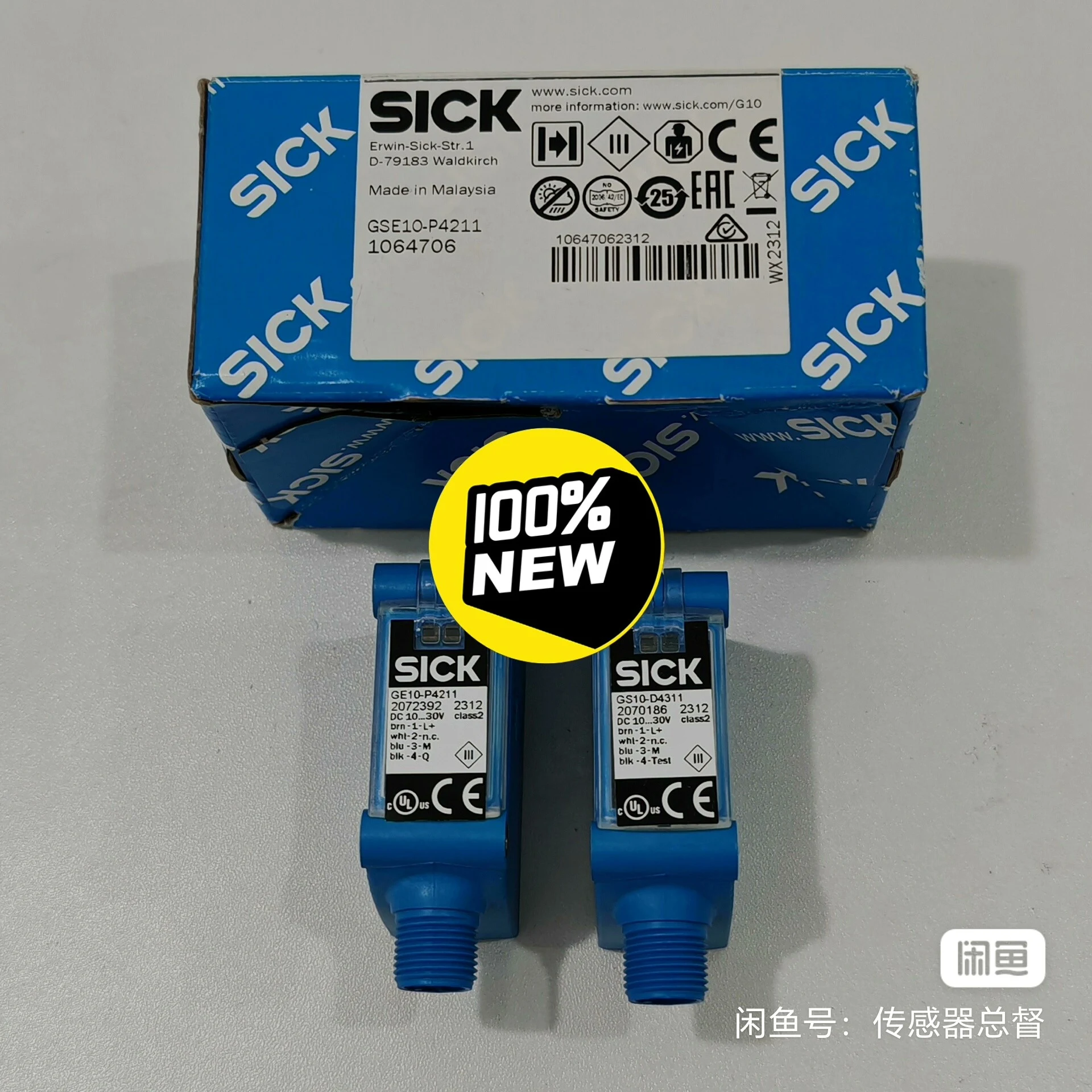 New Spot SICK Photoelectric Sensor GSE10-P4211, Malaysia
