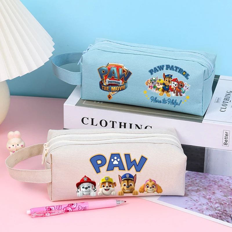 PAW Patrols Federmäppchen, Stifttasche, großes Fassungsvermögen, koreanische Organizer-Tasche für Schüler, Schulsachen, Schreibwaren, GESCHENK 2026
