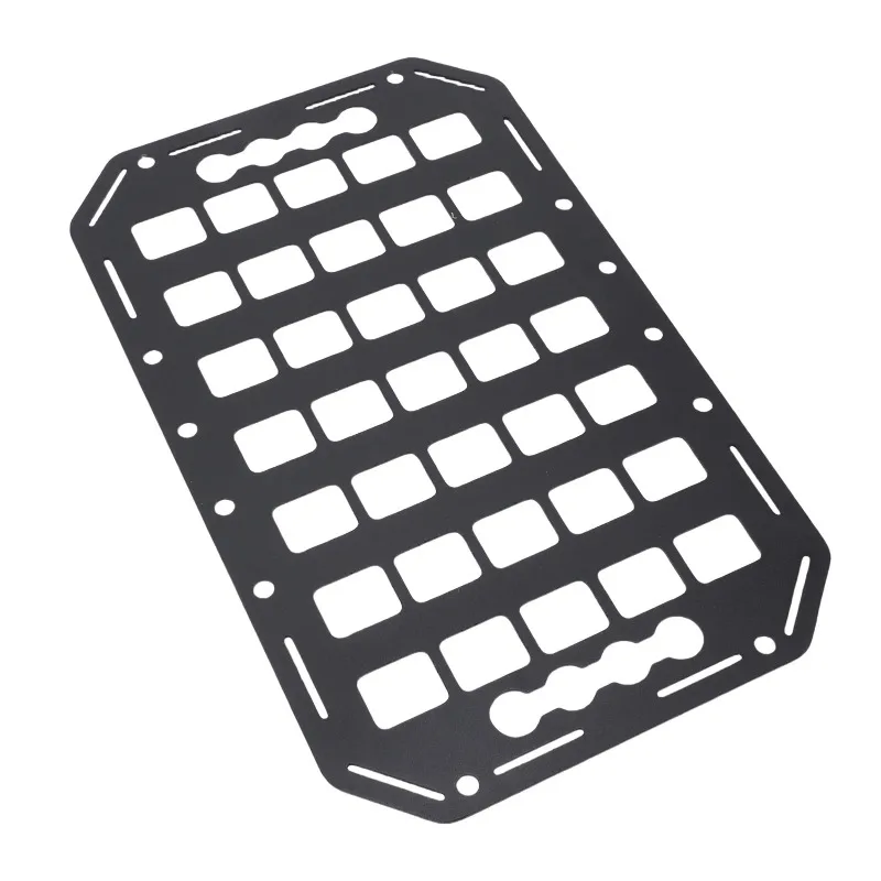 Truck Bed Panel Rack  Aluminum Use with L Track Tool Cargo Storage  Panel for Cars SUVs Pickup Van RVs