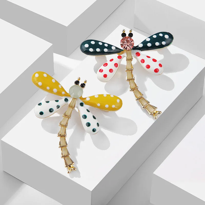 

Enamel Dragonfly Brooch Women Unisex High Quality Insect Coat Dress Bag Hat Accessories Wedding Party Jewelry Daily Office Gifts