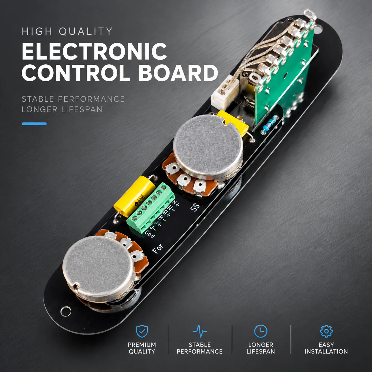 TELE SS Solderless Pre-wired Control Plate Guitar Circuit Harness Kit, Install With Screwdriver Only - view 2