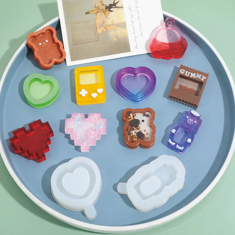 DIY Epoxy Resin Mold Jewelry Tools Jewelry Accessories Bear Silicone Shaker Mold