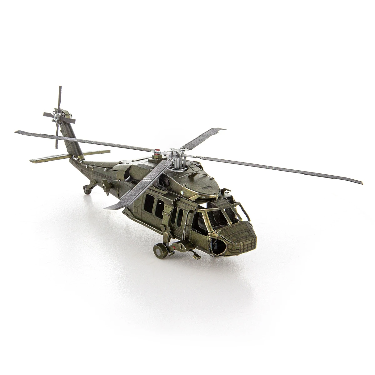 Black Hawk 3D Metal Puzzle Model Kits DIY Laser Cut Puzzles Jigsaw Toy For Children