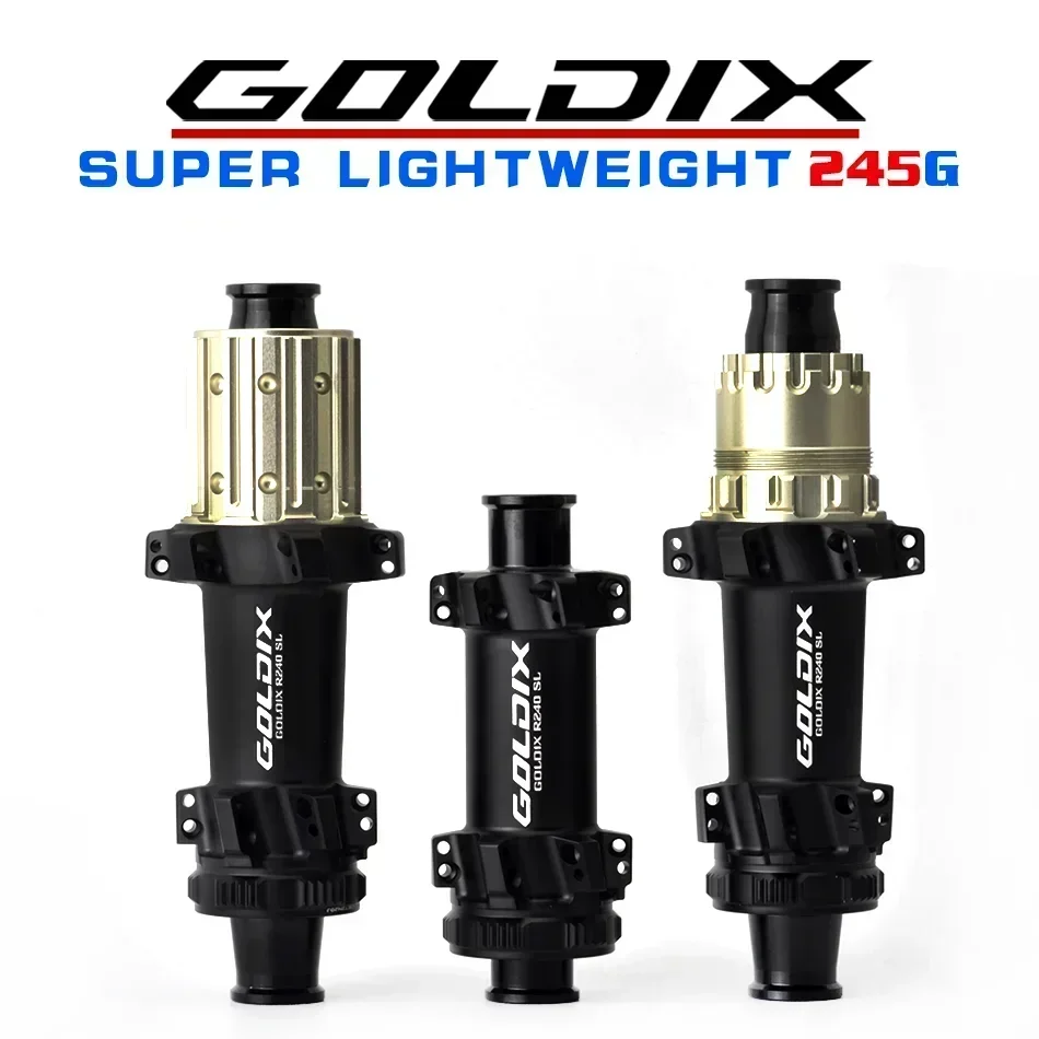 GOLDIX R240SL mid lock brake 24H ratchet 36T road crushed stone bicycle hub suitable for SHIMANO Bicycle Accessories