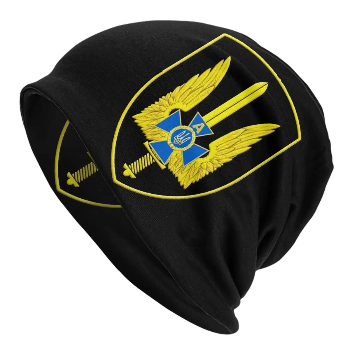Custom Ukraine Special Forces Beanie Cap Unisex Winter Warm Bonnet Homme Knit Hats Outdoor Alpha Group Skullies Beanies Hats