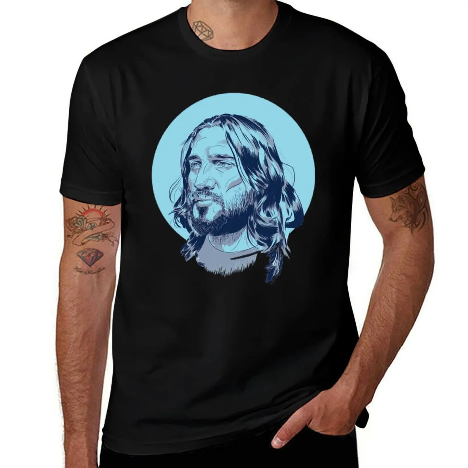 

john frusciante (2) T-Shirt Plus Size Basic Cotton T-Shirt