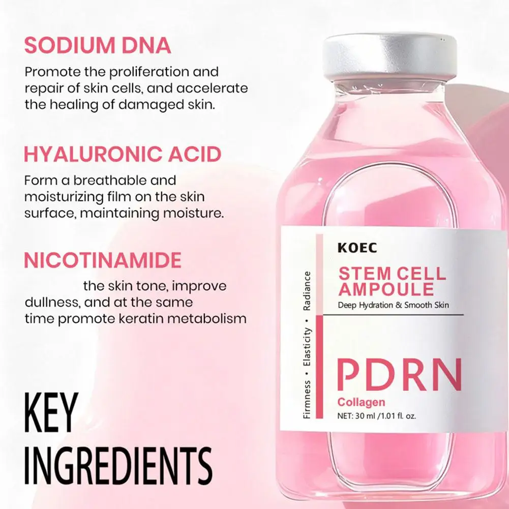 Salmon Dna Ampoule Rejuvenation Essence Nourishing Repair Smooth Shrink Pore Moisturizing Lotion Skin Hydration Fiming