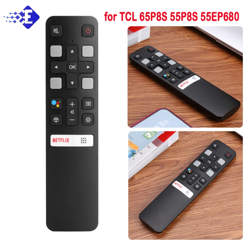 Smart TV Replacement Remote Controller for TCL RC802V FMR1 65P8S 49S6800FS 49S6510FS TV Set Top Box Stick Accessories