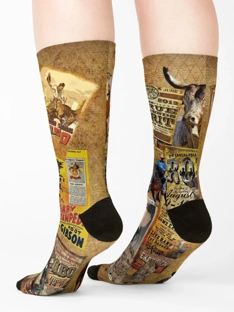 RODEO USA. VINTAGE RODEO Socks essential Stockings Stockings man gift Socks Men's Women's