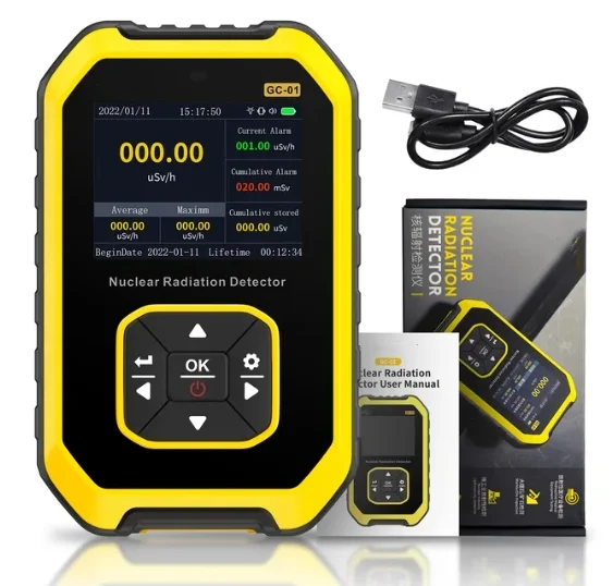 Nuclear Radiation Detector Personal Dosimeter X-ray γ-ray β-ray Radioactivity Tester Marble Detector