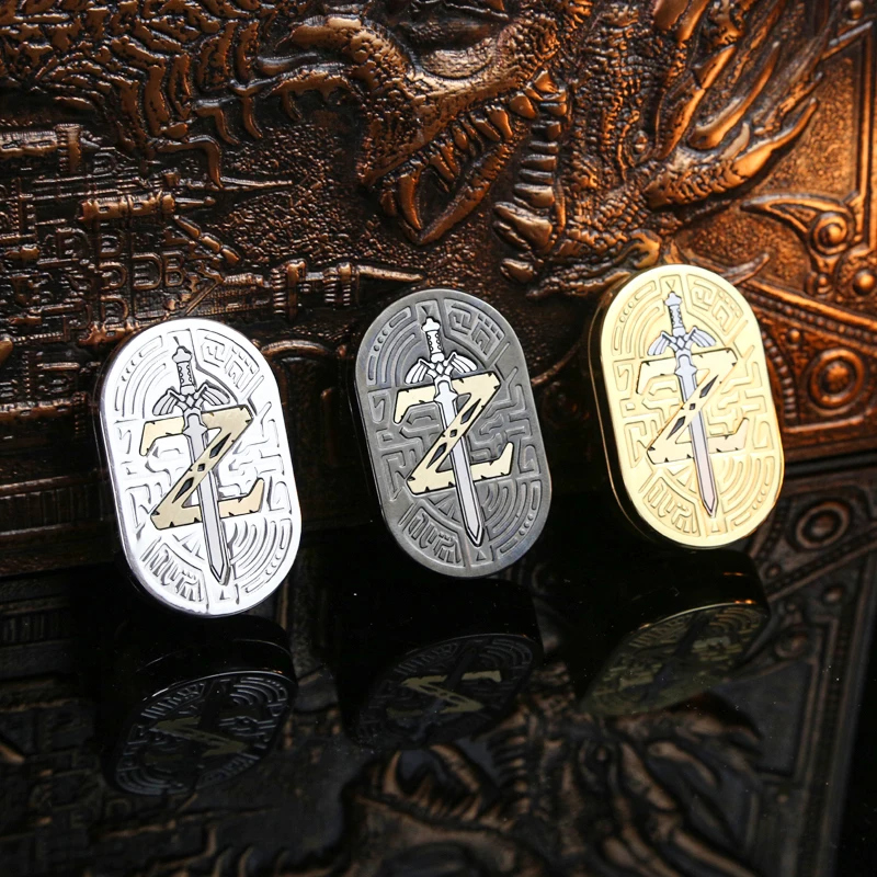 Stainless Steel Rhythm Stress Relief Toy EDC Fidget Spinner Mechanical Ratchet ADHD Anxiety Stress Toys For Adult Gift