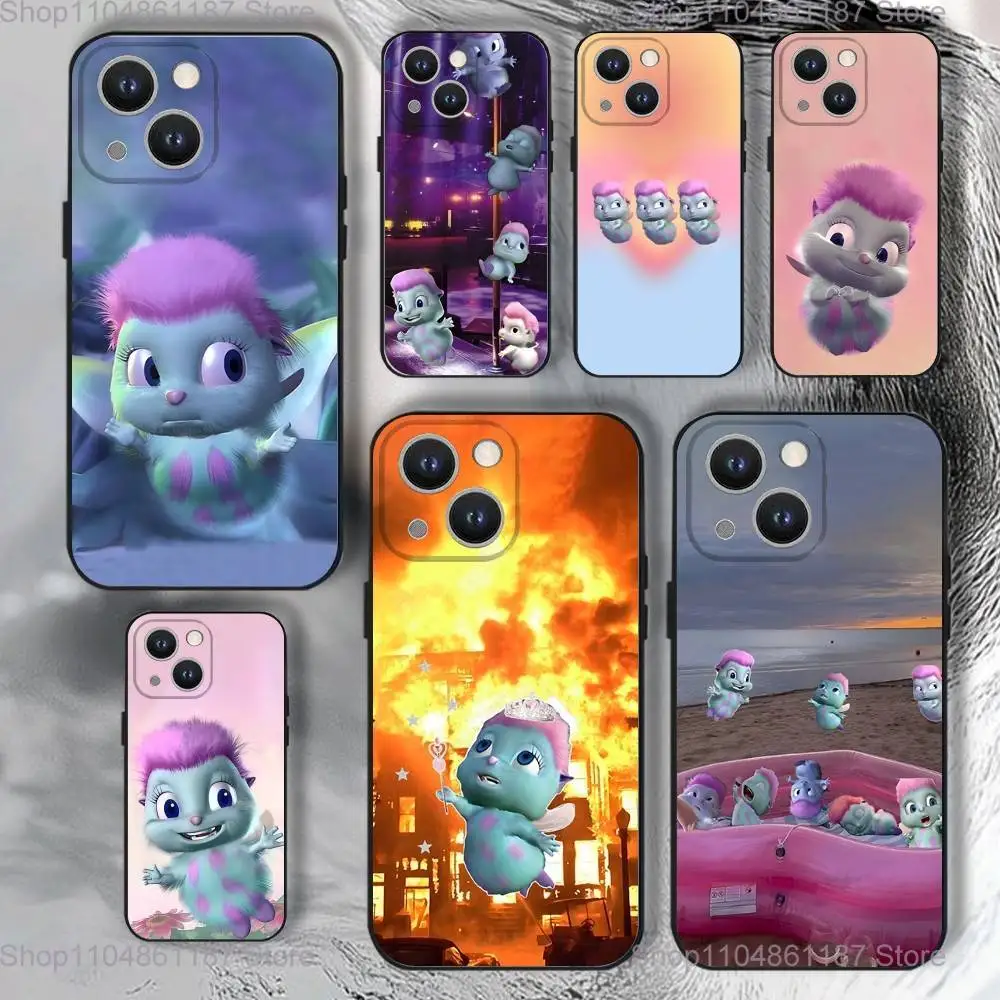 

Funny B-Bibble Meme Phone Case For iPhone 17,16,15,14,13,12,11,Pro,XS,Max,XR,Plus,E,SE4,Mini Black Soft Cover