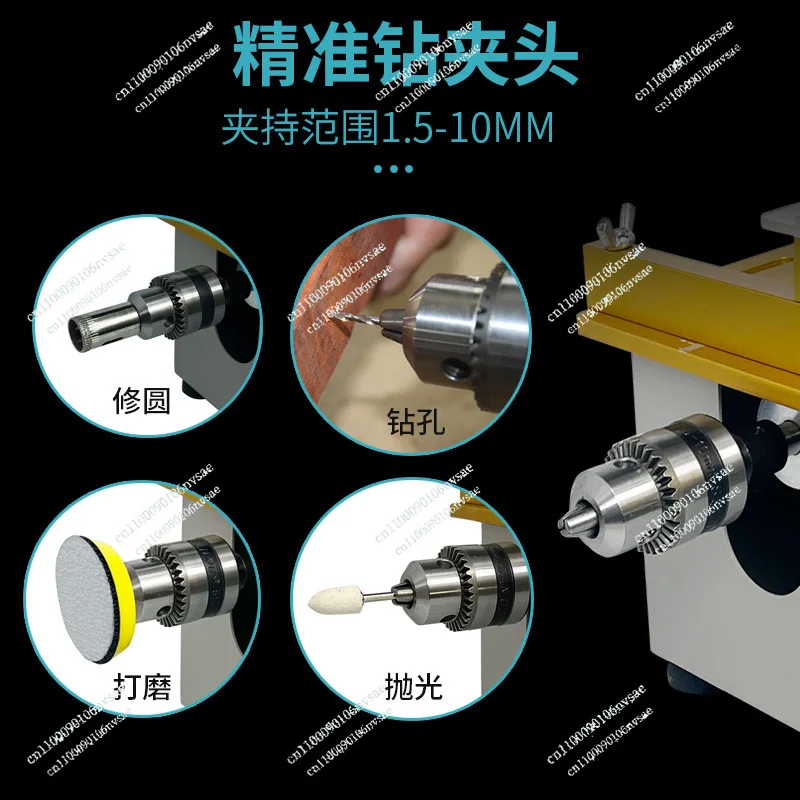 DIY woodworking chainsaw model cutting machine Miniature table saw chainsaw milling flip trimmer