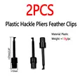 2 clips de plástico