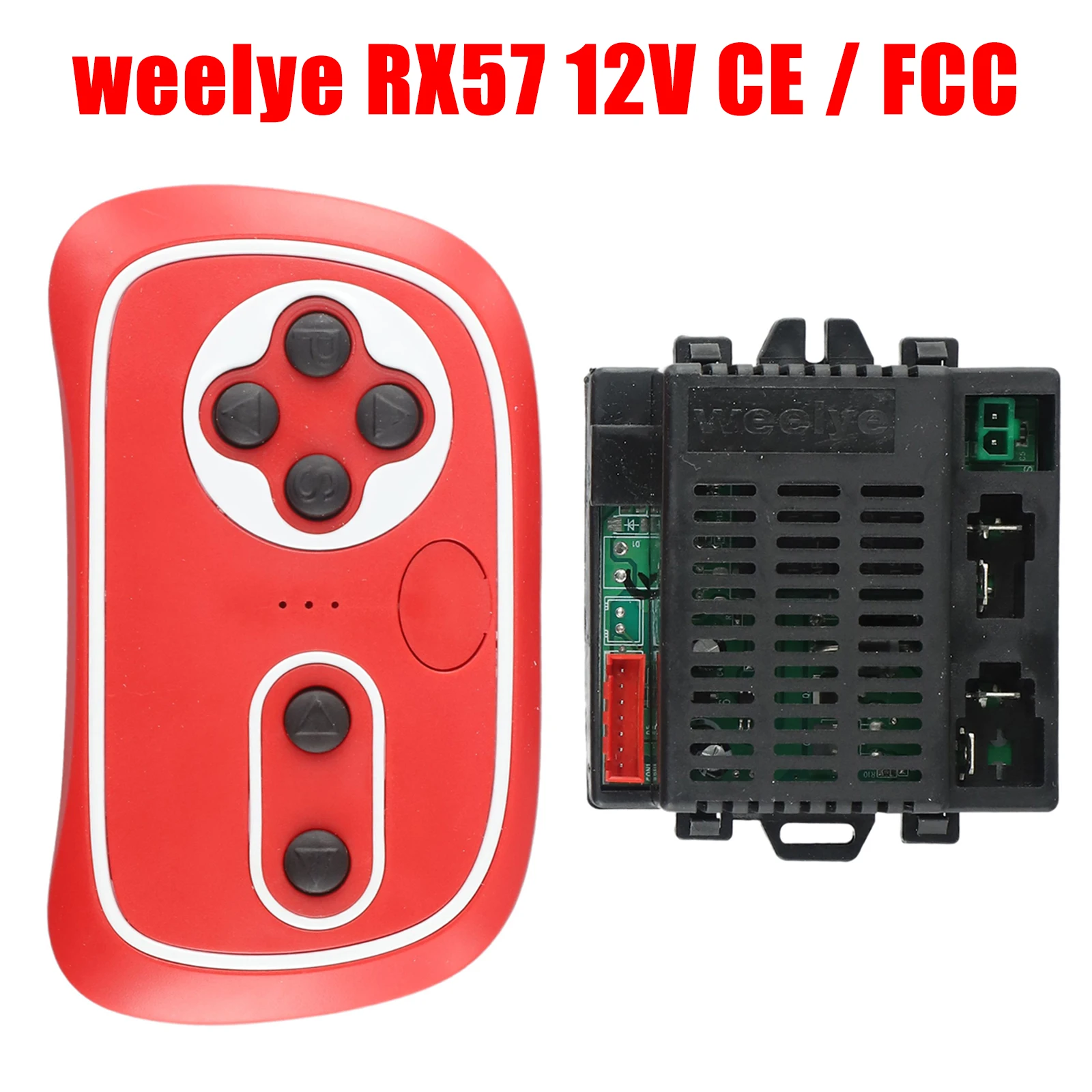 

Приемник Weelye RX57 6-12В CE/FCC для детских электромобилей, 2.4G передатчик, электродвигатели, электрооборудование