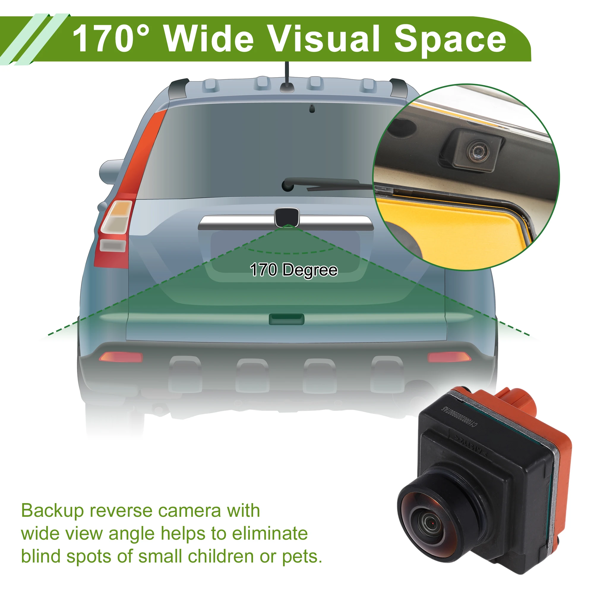 UXCELL Car Park Assist Camera for Chevrolet Blazer Equinox 2019-22 No.84700977