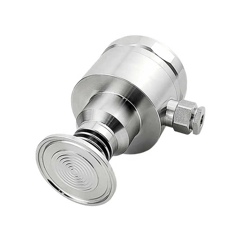 Sanitary Food Beverage Pressure Transmitter 4-20mA  0-10V LCD Digital Display Tri Clamp 50.5mm Connection Flush Diaphragm Sensor