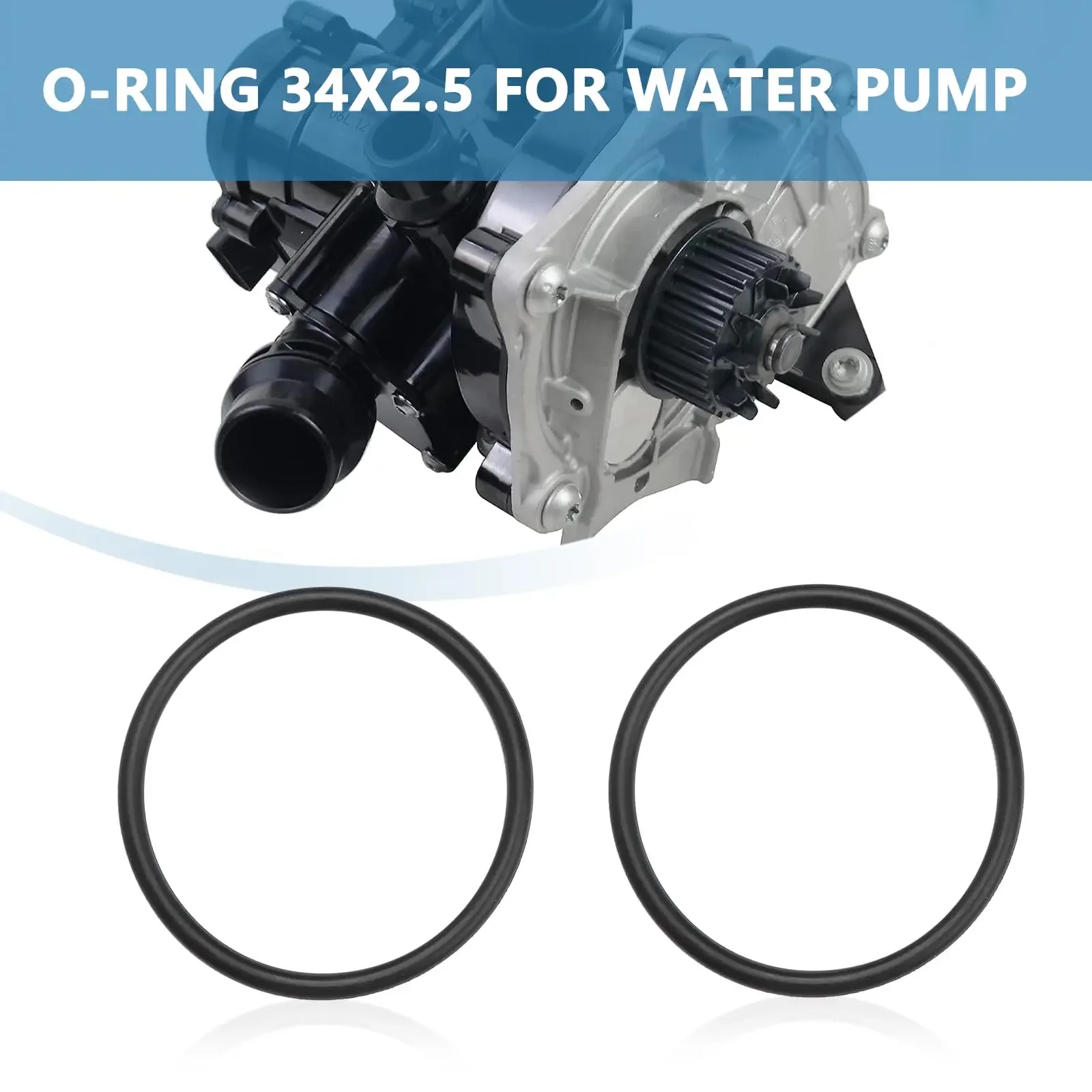 

O-ring oil filter cover seal 34 * 2.5 rubber material for CFmoto Cfore ZFore Ufore, OEM part number 0180-080002