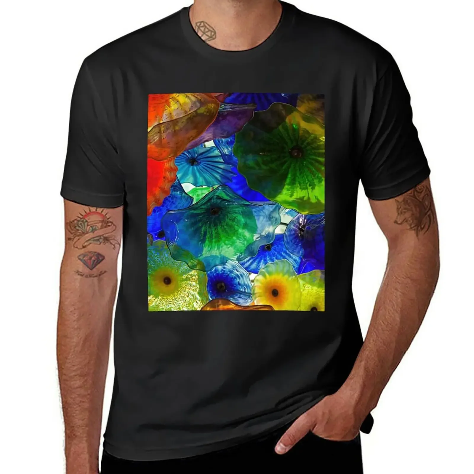 Ornamental glass flower display, Bellagio, Las Vegas T-Shirt summer tops customs design your own mens clothing