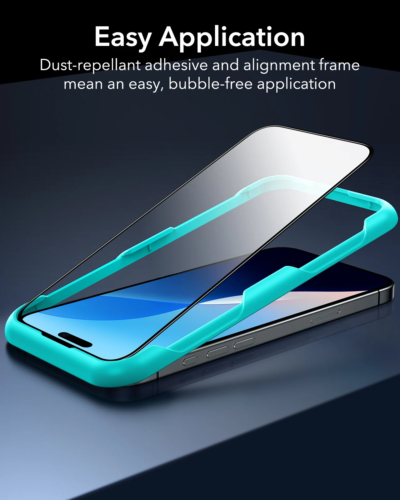 Szkło Hartowane ESR na Ekran iPhone 13/14/15/16/17 Pro Max HD Przezroczyste Anty-szpiegowskie Mocne Szkło Ochronne na iPhone 17 Air & 16/15 Plus & 16e — zdjęcie produktu 3