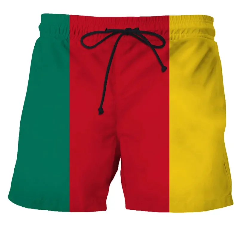 Spain Flag Men\'s Casual Shorts Summer Beach Pants 3d Printing Surfing Board Short Kids Beach Shorts Men Sports Pants Briefs Boy